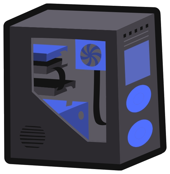 PCbyBC computer logo